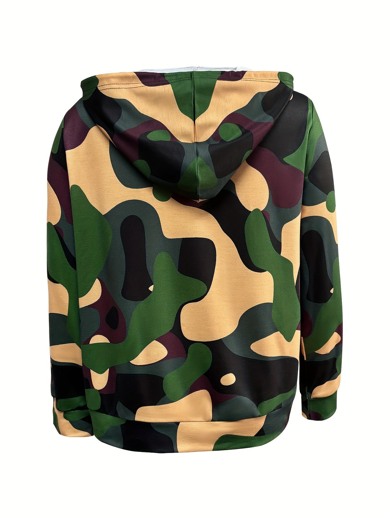 Women's Camo Hoodie | Long Sleeves with Drawstring