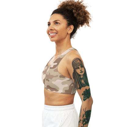 Camo Bra | Desert Brown Sports Camouflage