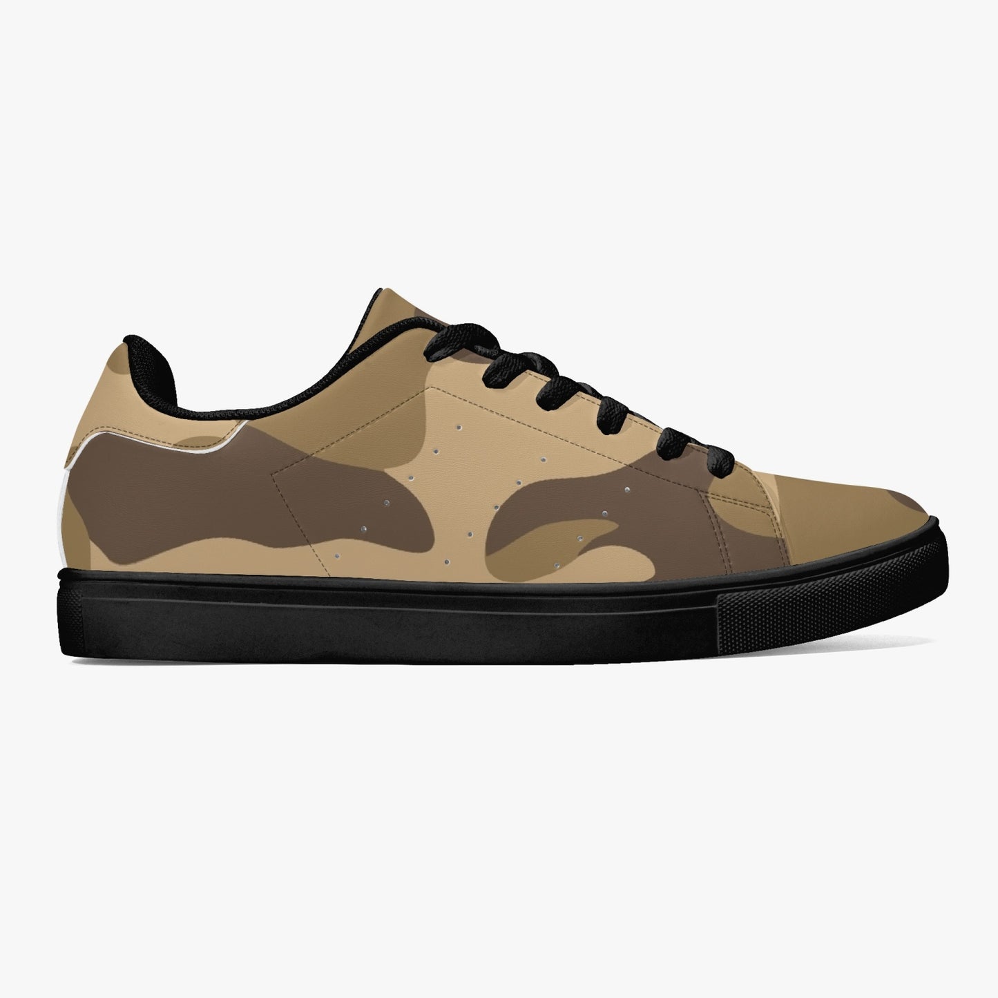 Camo Sneakers | Classic Low-Top Leather | Khaki