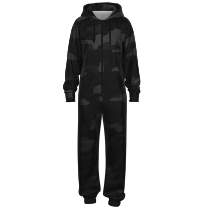 Camo Onesie | Black Camouflage