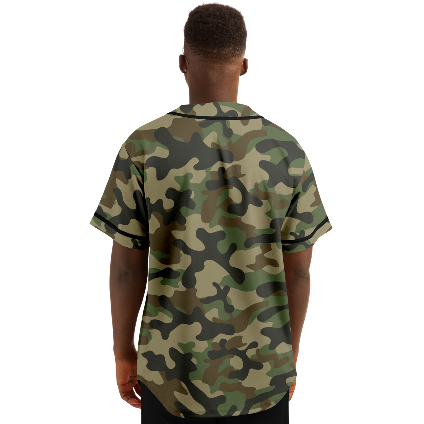 Camo Baseball Jersey | Military Brown Camouflage