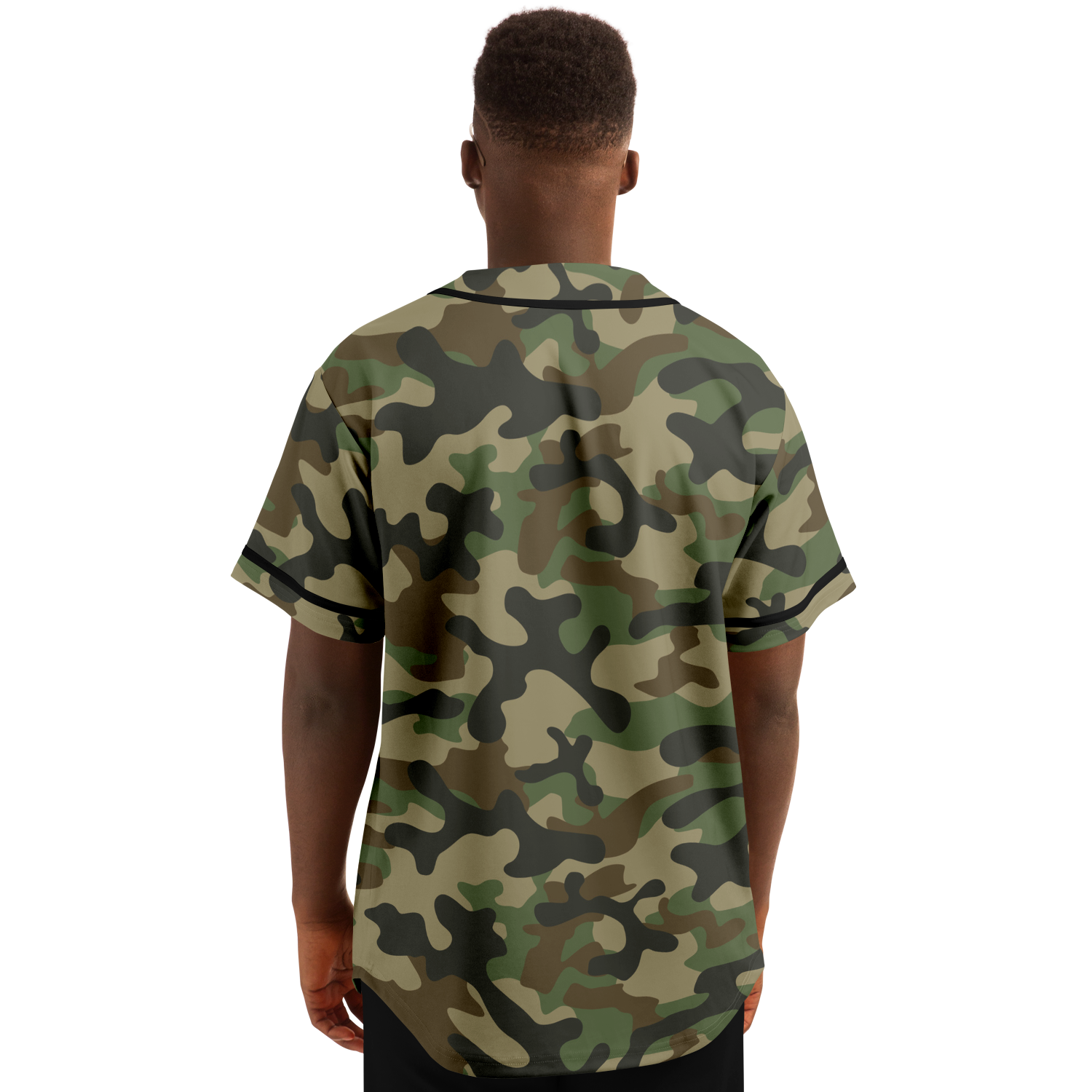 Camo Baseball Jersey | Military Brown Camouflage