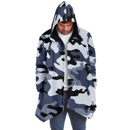 Camo Cloak | Light Blue Camouflage | Microfleece