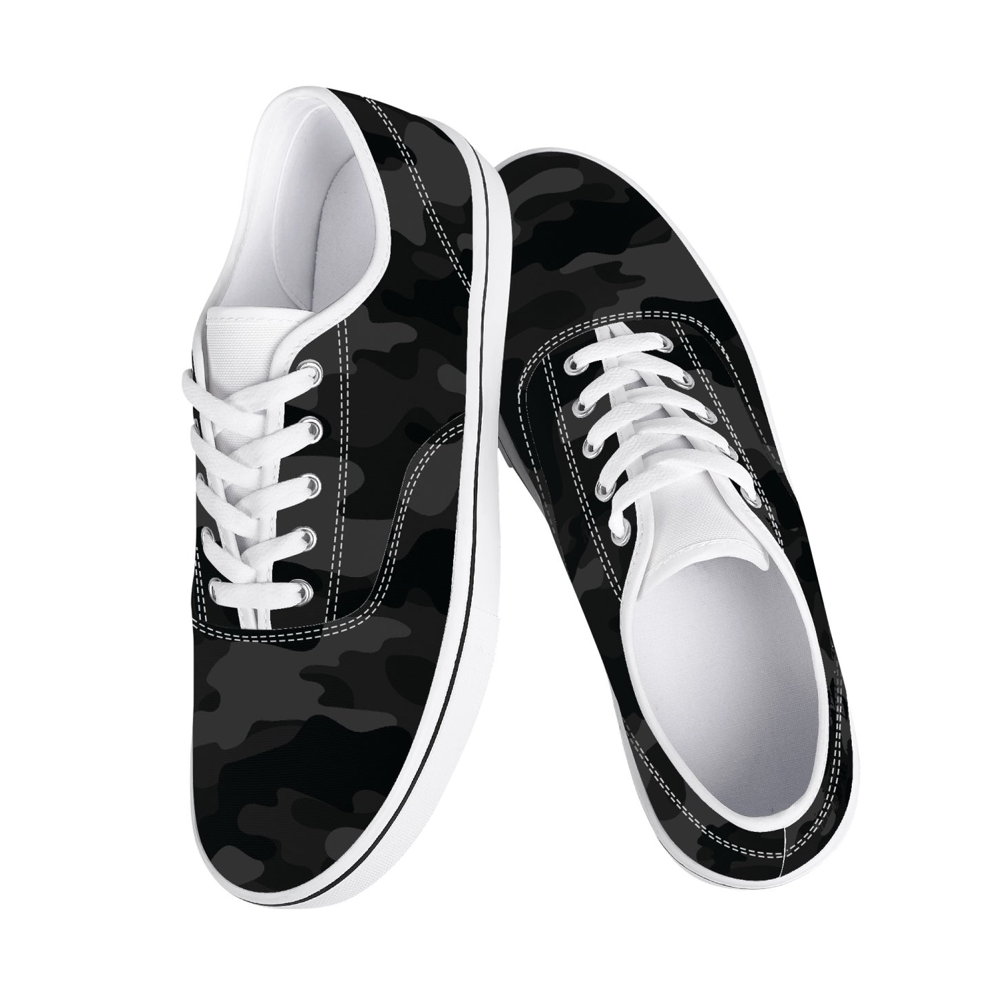 Camo Skate Shoes | Black Camouflage