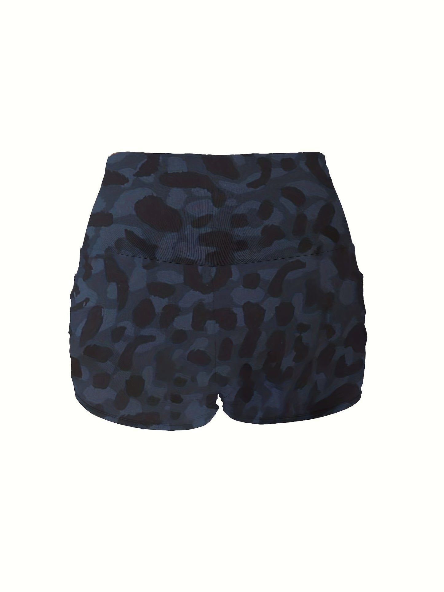 Casual Leopard Print Shorts: Cutout Sides for Spring & Summer Wear