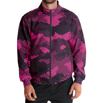 Camo Track Jacket | Pink Digital Camouflage