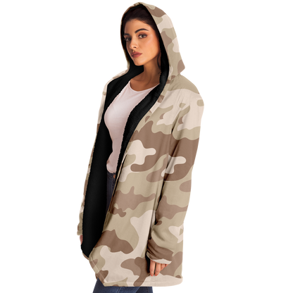 Camo Cloak | Desert Brown Camouflage | Microfleece