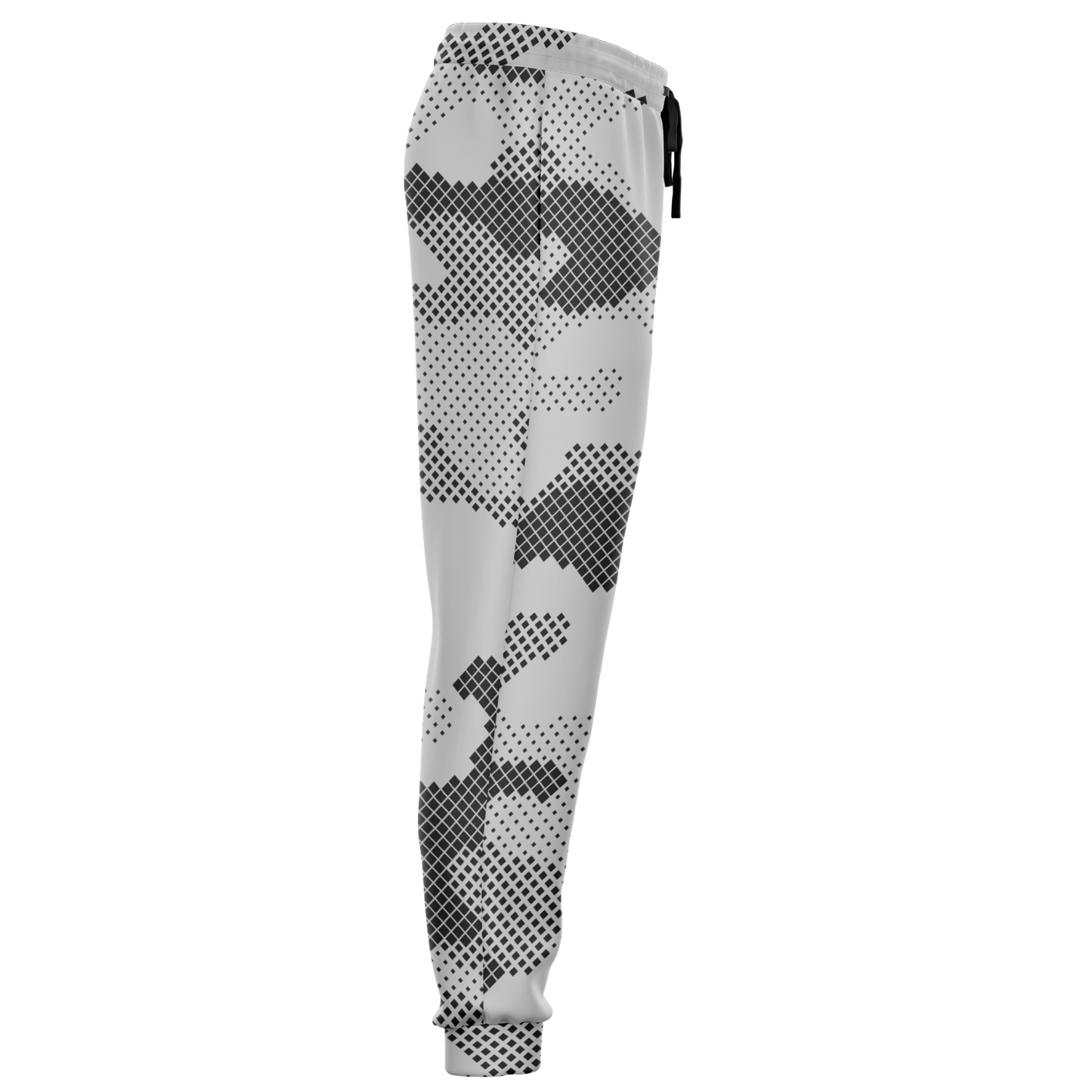 Camo Sweatpants | Black & White Digital Dotted