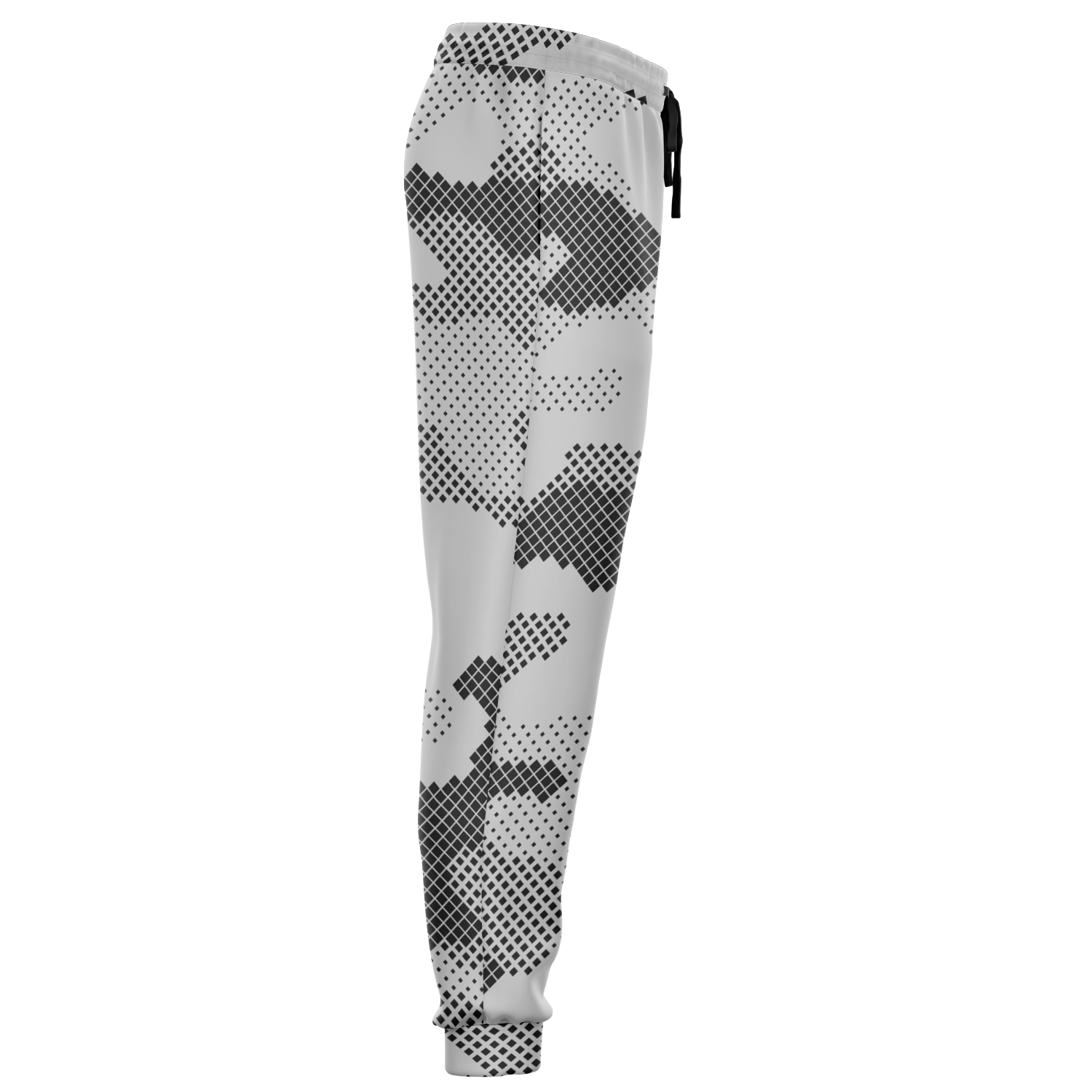 Camo Sweatpants | Black & White Digital Dotted