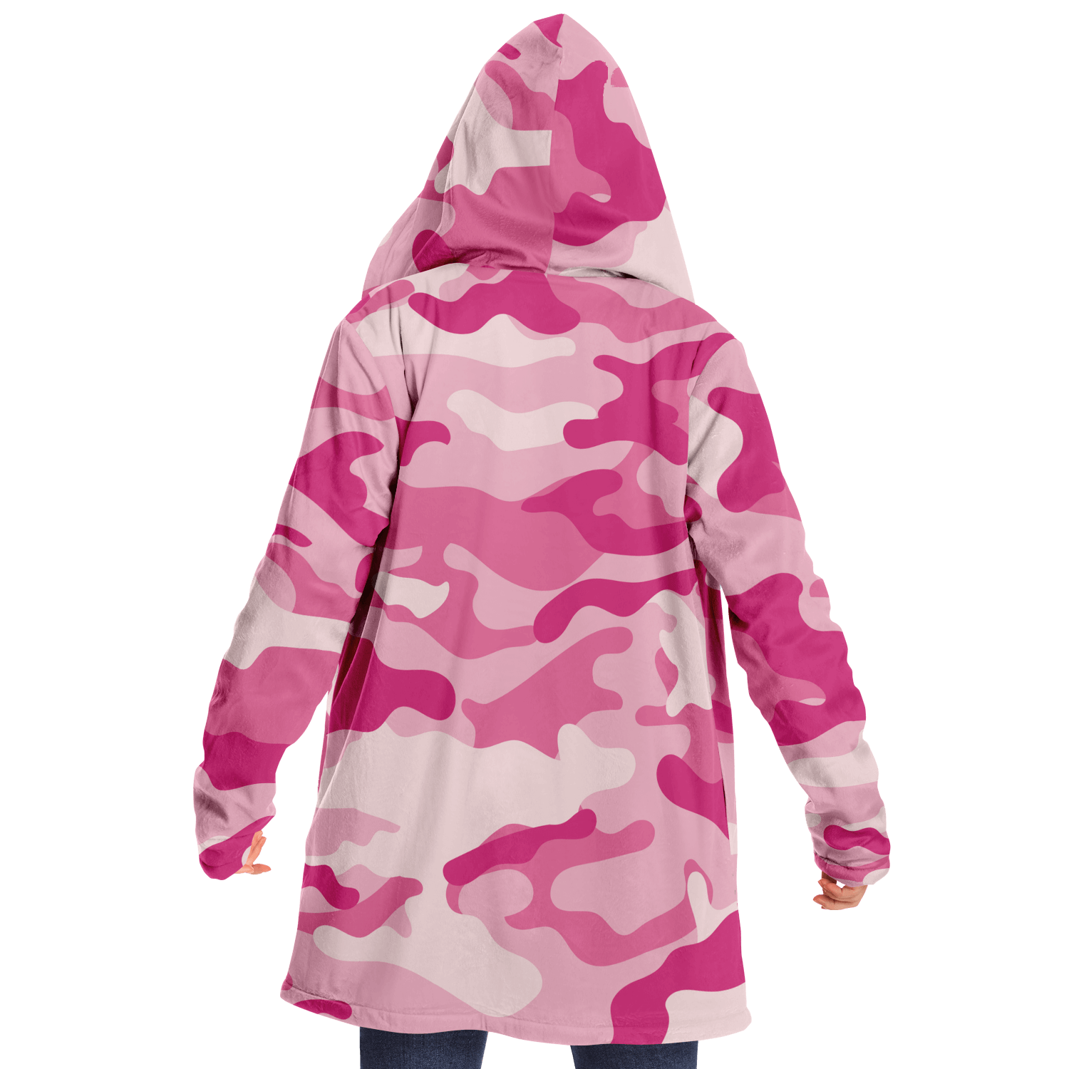 Camo Cloak | Lavender Pink Camouflage | Microfleece