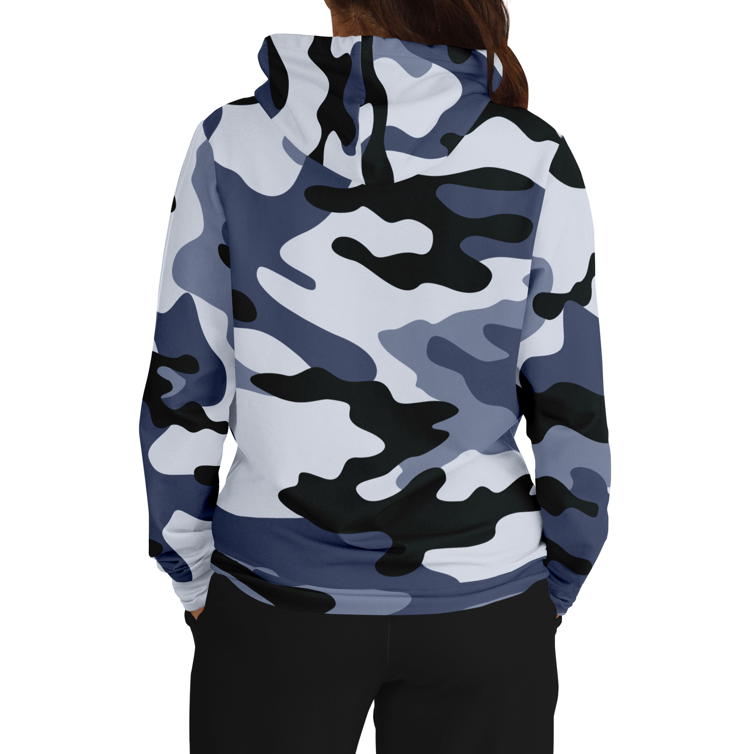 Camo Hoodie | Light Blue Camouflage Pullover