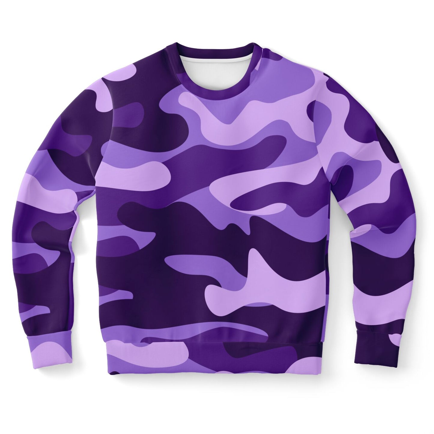 Camo Sweatshirt | Unisex | Purple, Blue & Mauve