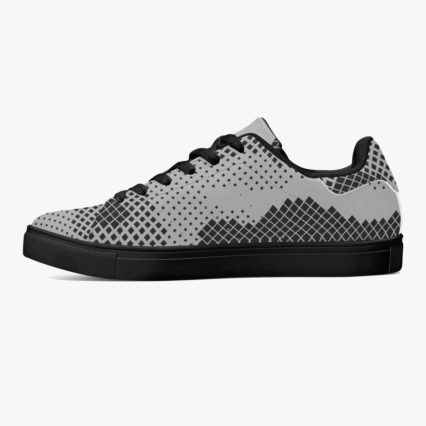 Camo Sneakers | Classic Low-Top Leather | Digital Gray