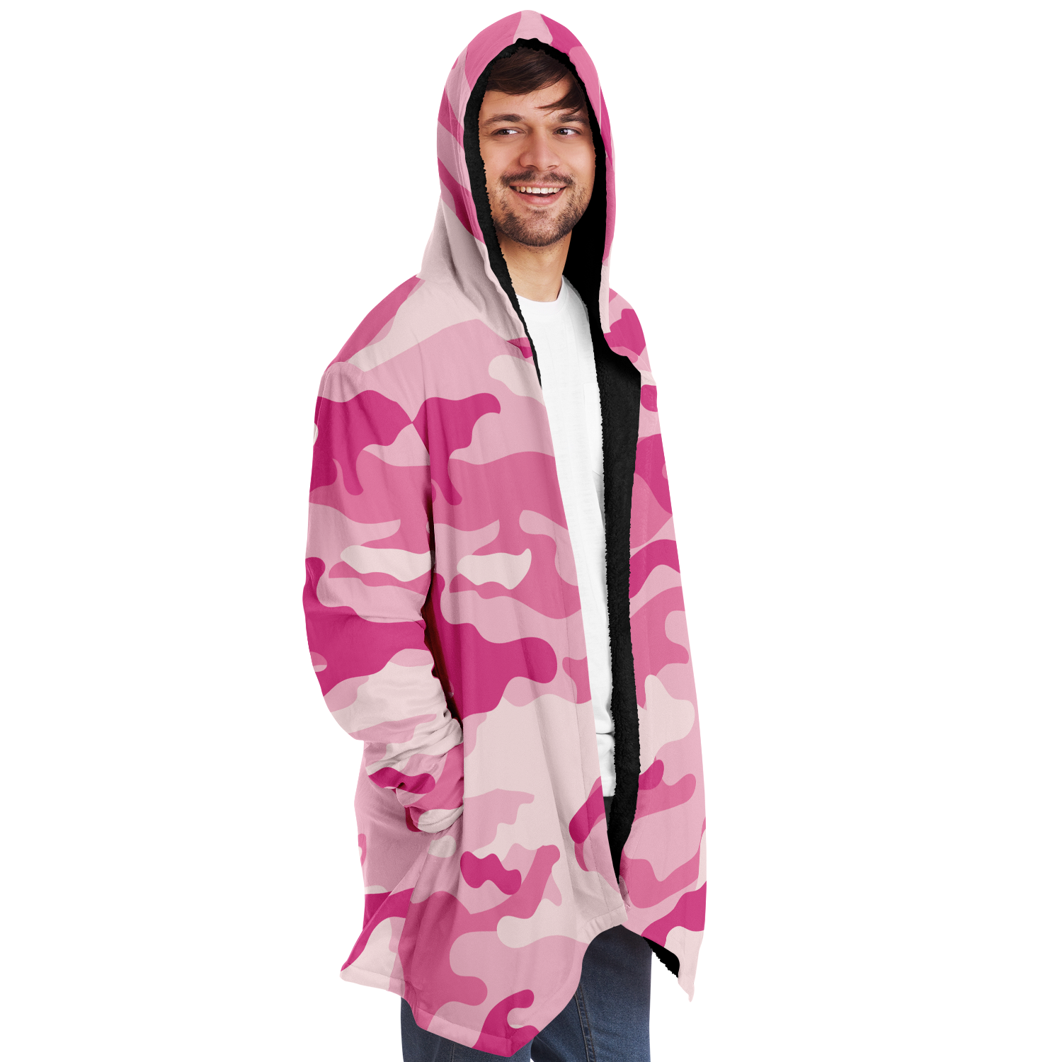 Camo Cloak | Lavender Pink Camouflage | Microfleece