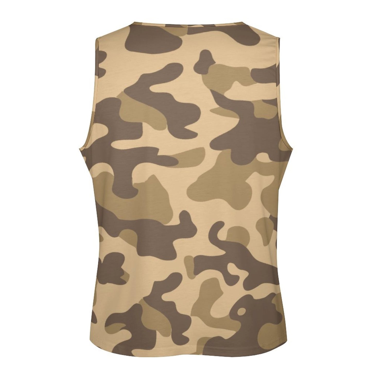 Camo Tank Top | Khaki Camouflage