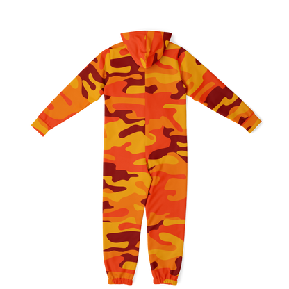 Camo Onesie | Orange and Red Camouflage