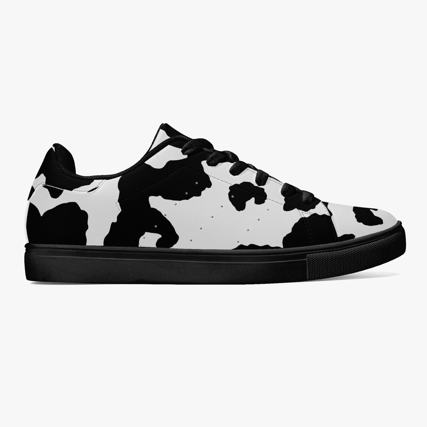 Camo Sneakers | Classic Low-Top Leather | Black & White