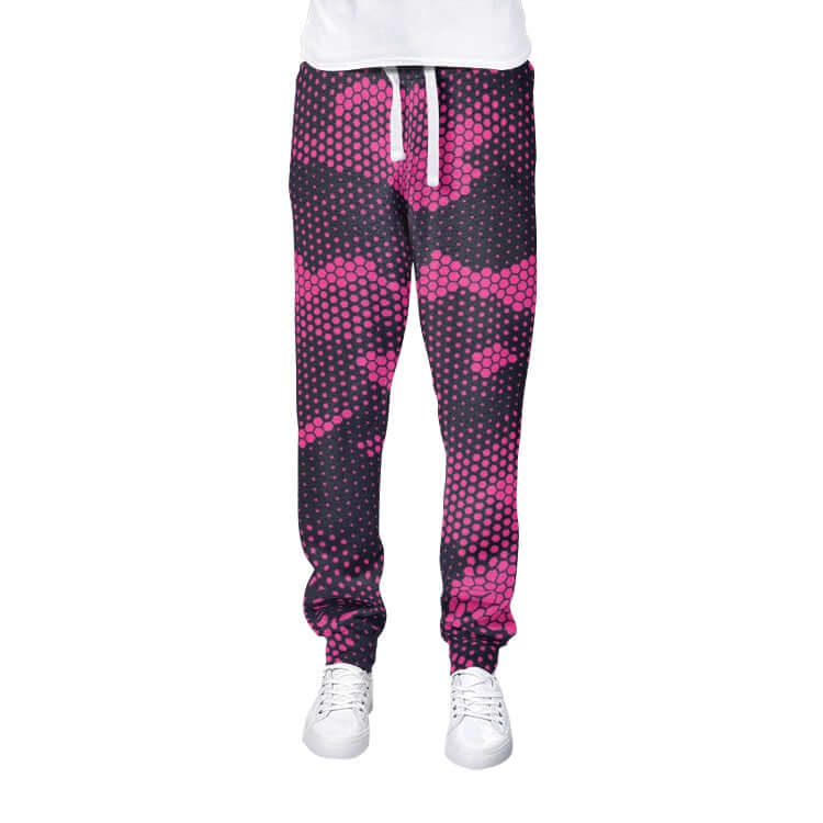 Men's Camo Track Pants | Digital Pink