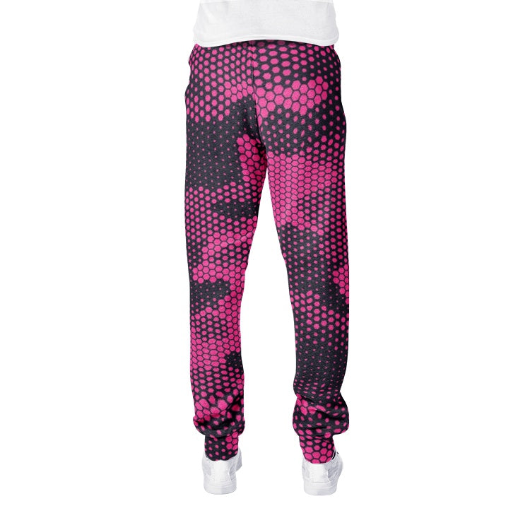 Men's Camo Track Pants | Digital Pink