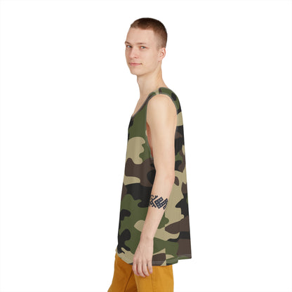 Men's Camo Tank Top | Classic Green | Loose Fit