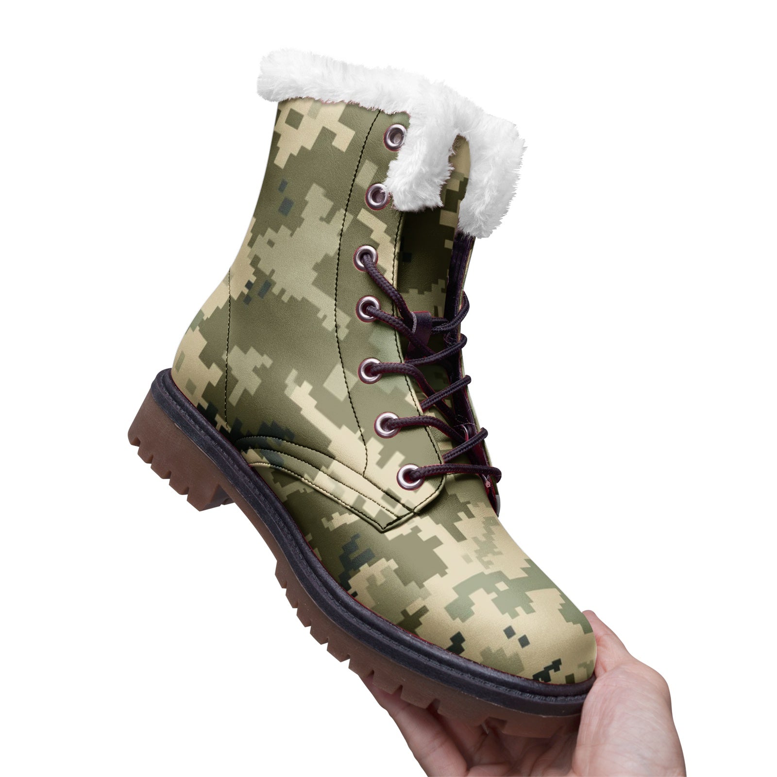 Snow Camo Boots | Ukraine Green Camouflage