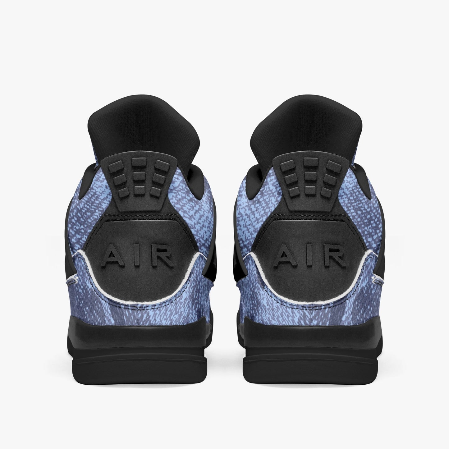 Camo Jordans AJ4 | Denim Blue Camouflage