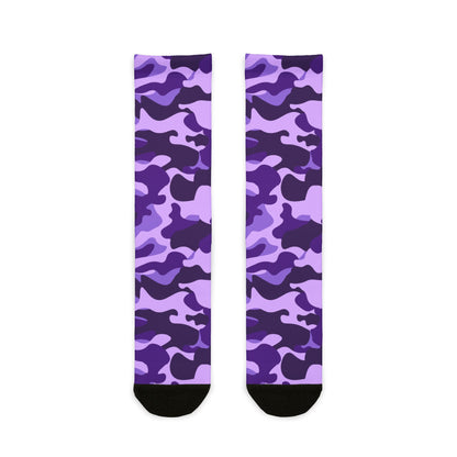 Camo Socks | Purple, Blue & Mauve | Sublimation Crew