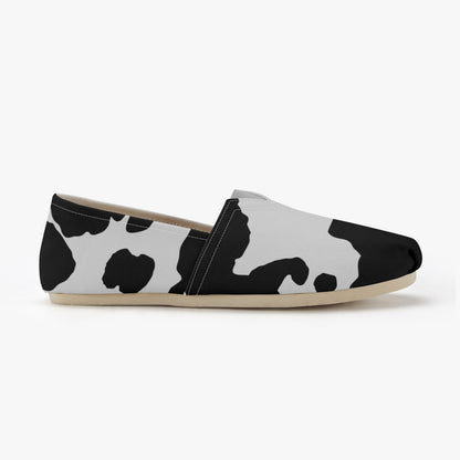 Camo Toms | Black & White Canvas Shoes