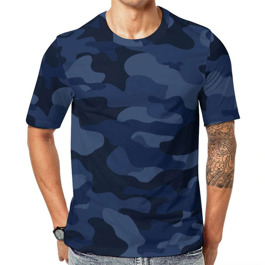 Camo Shirt | Deep Blue Camouflage T