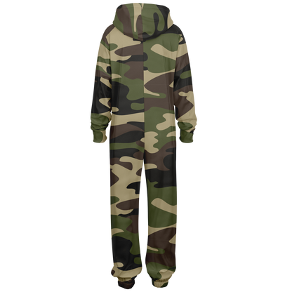 Camo Onesie | Classic Green Camouflage