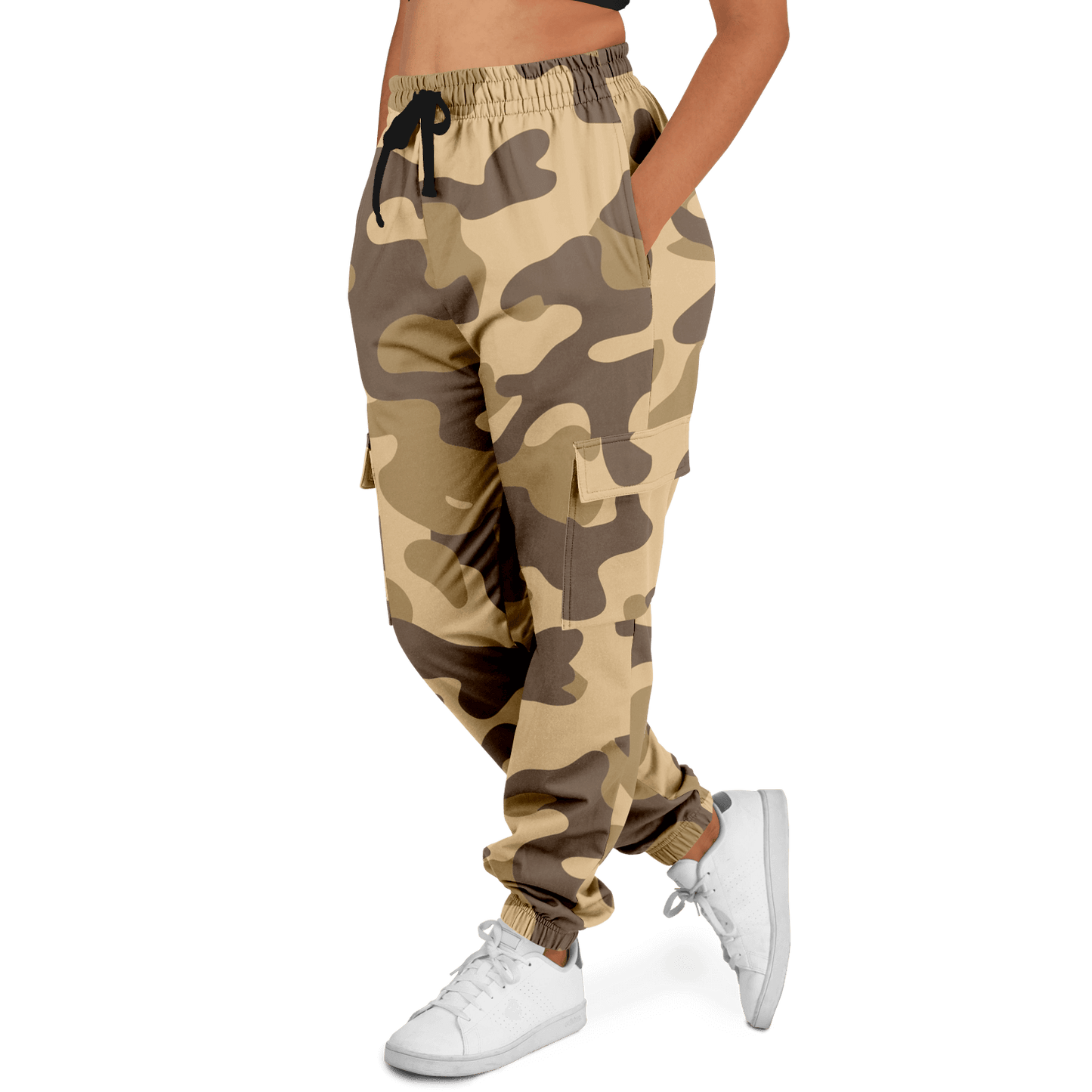 Camo Cargo Pants | Unisex | Khaki Camouflage