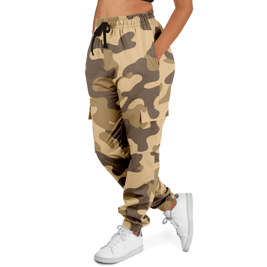 Camo Cargo Pants | Unisex | Khaki Camouflage