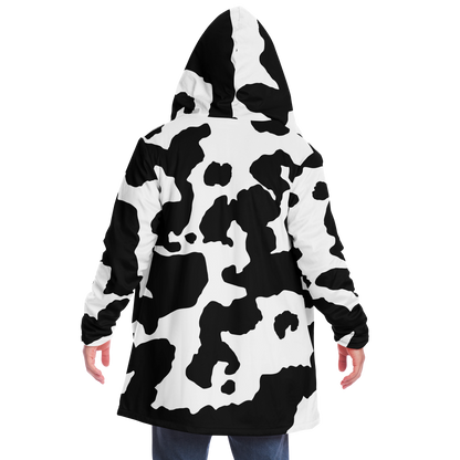 Camo Cloak | Black & White Cow Camouflage | Microfleece