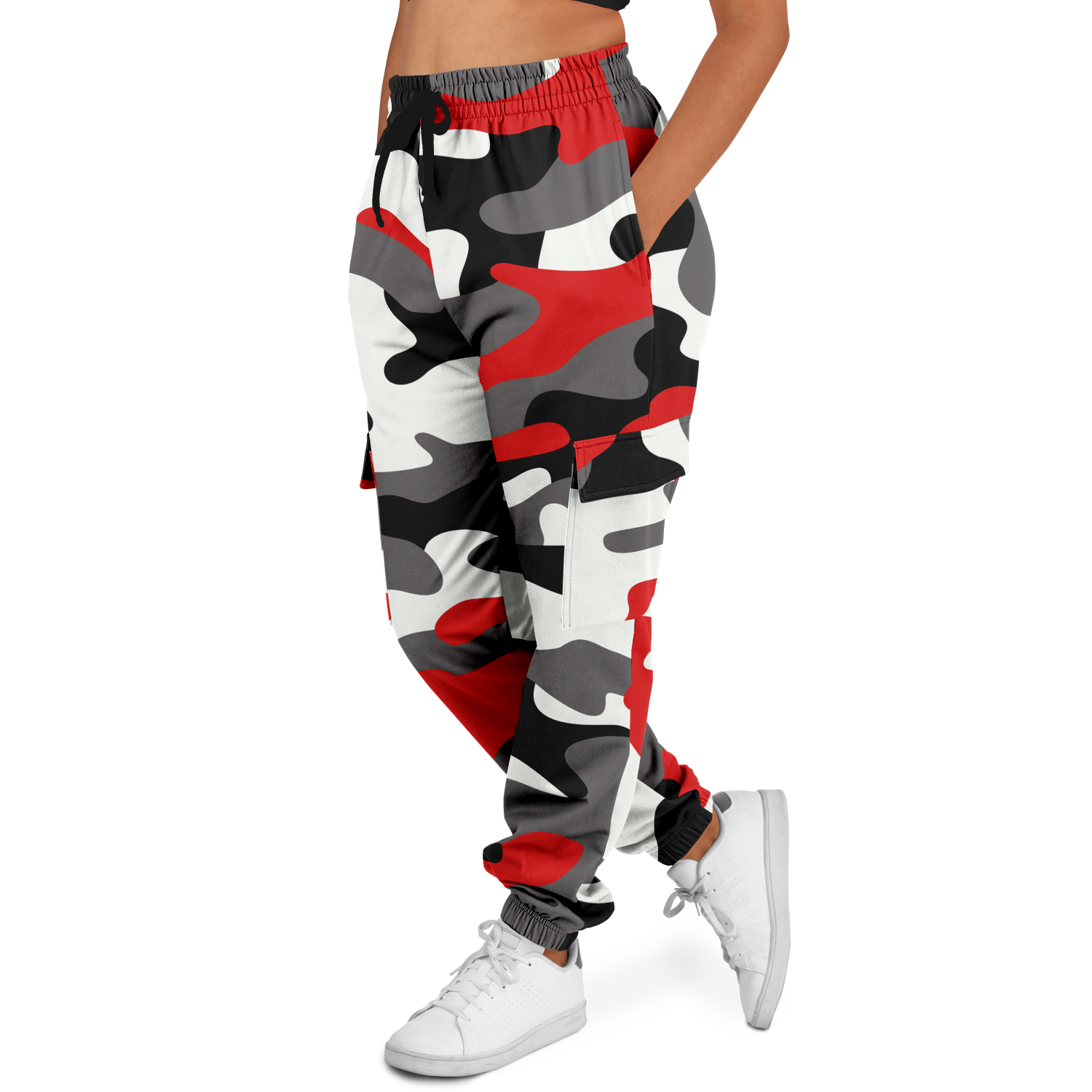 Red camo joggers online