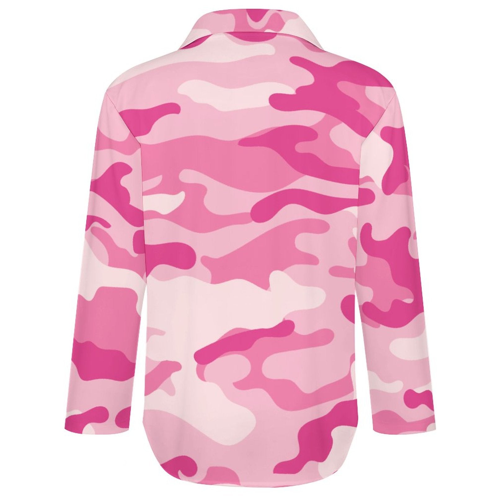 Women's Button-Up Camo Shirt | Lavender Pink