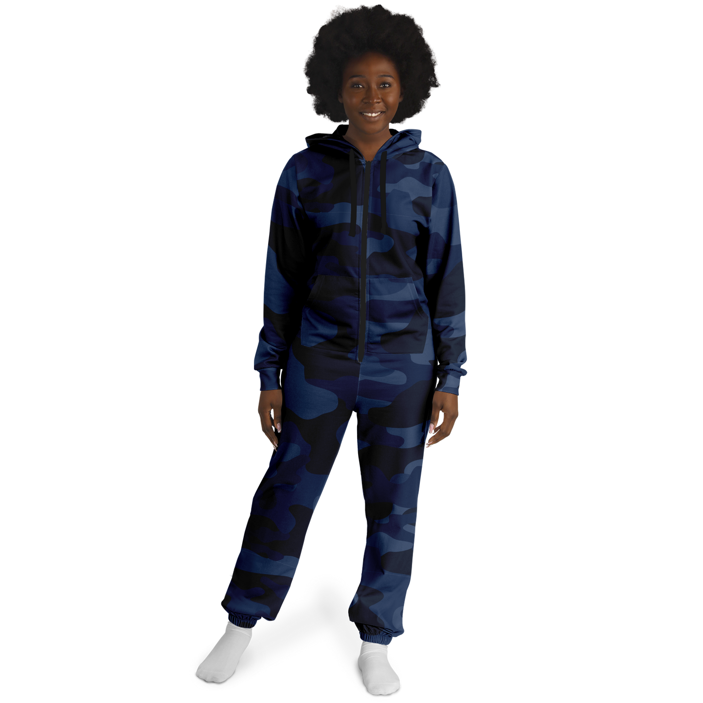 Camo Onesie | Deep Blue Camouflage