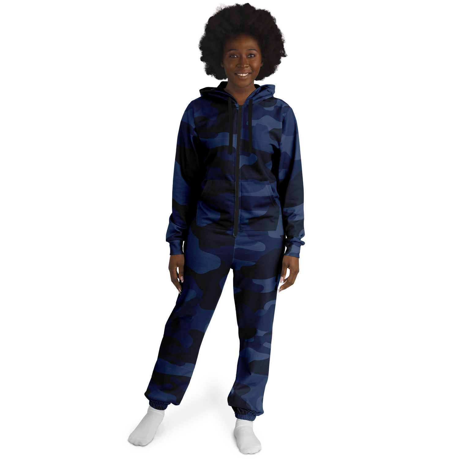 Camo Onesie | Deep Blue Camouflage