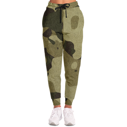 Camo Joggers | Unisex | Green Fabric Camouflage