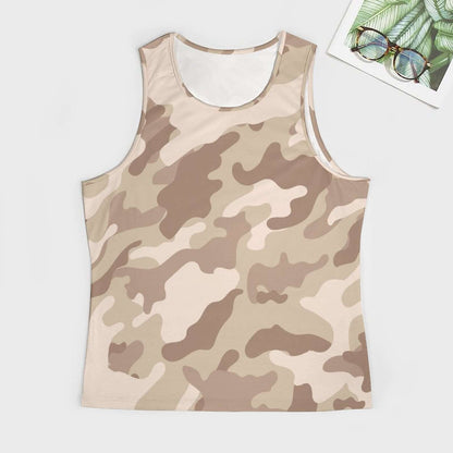 Camo Tank Top | Brown Desert Camouflage