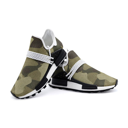 Lightweight Camo Sneakers | Green Fabric Camouflage