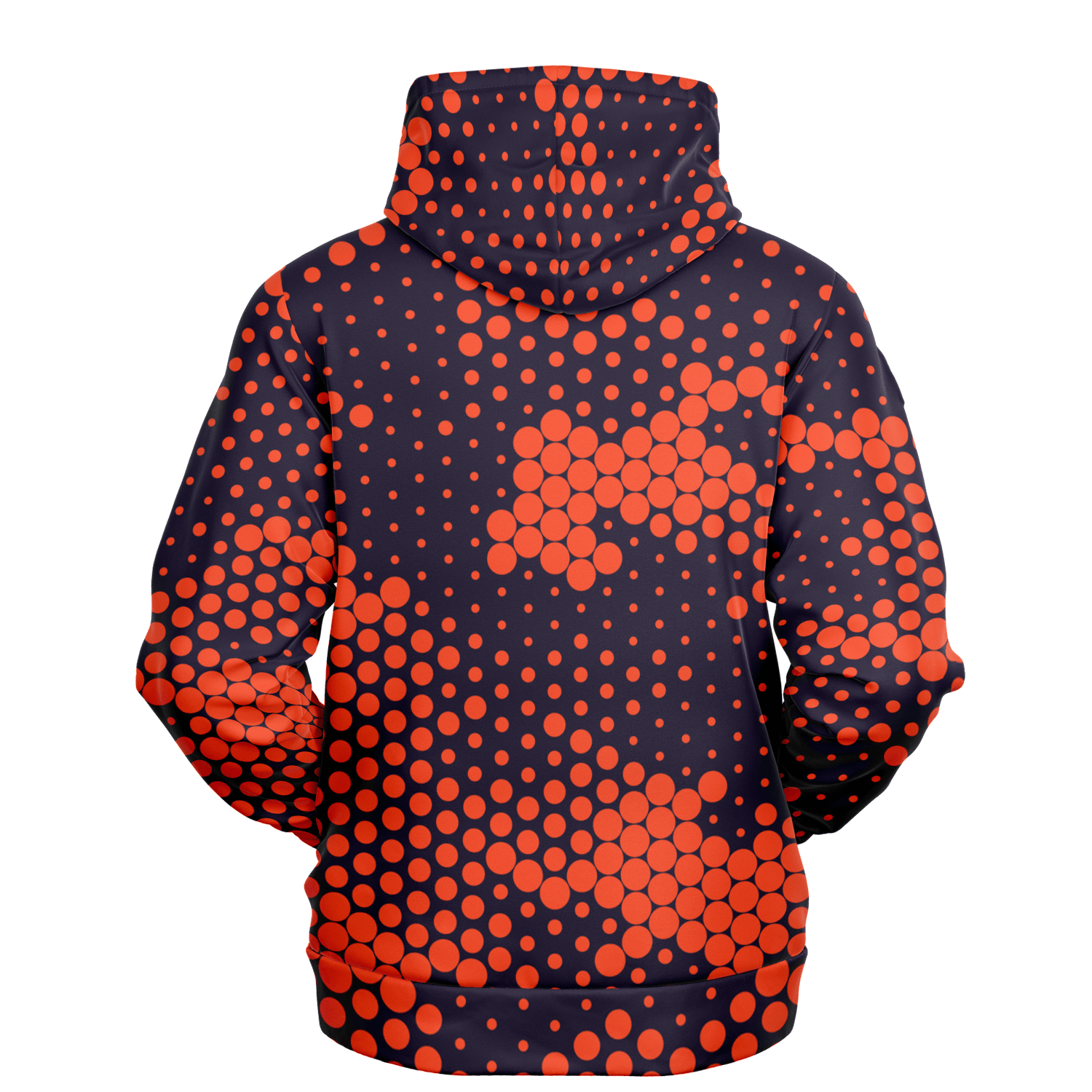 Camo Hoodie | Orange & Blue Digital Dotted Camouflage