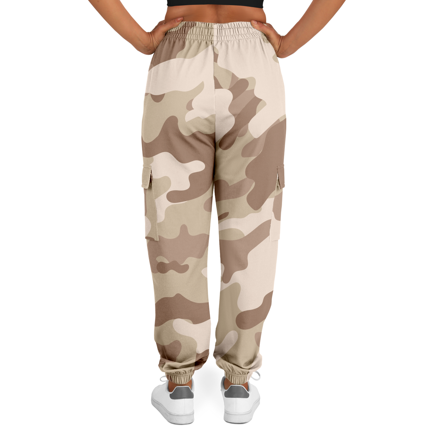 Camo Cargo Pants | Unisex | Brown Desert Camouflage