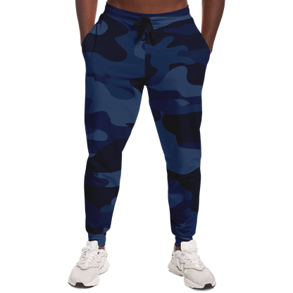 Camo Joggers | Unisex | Deep Blue