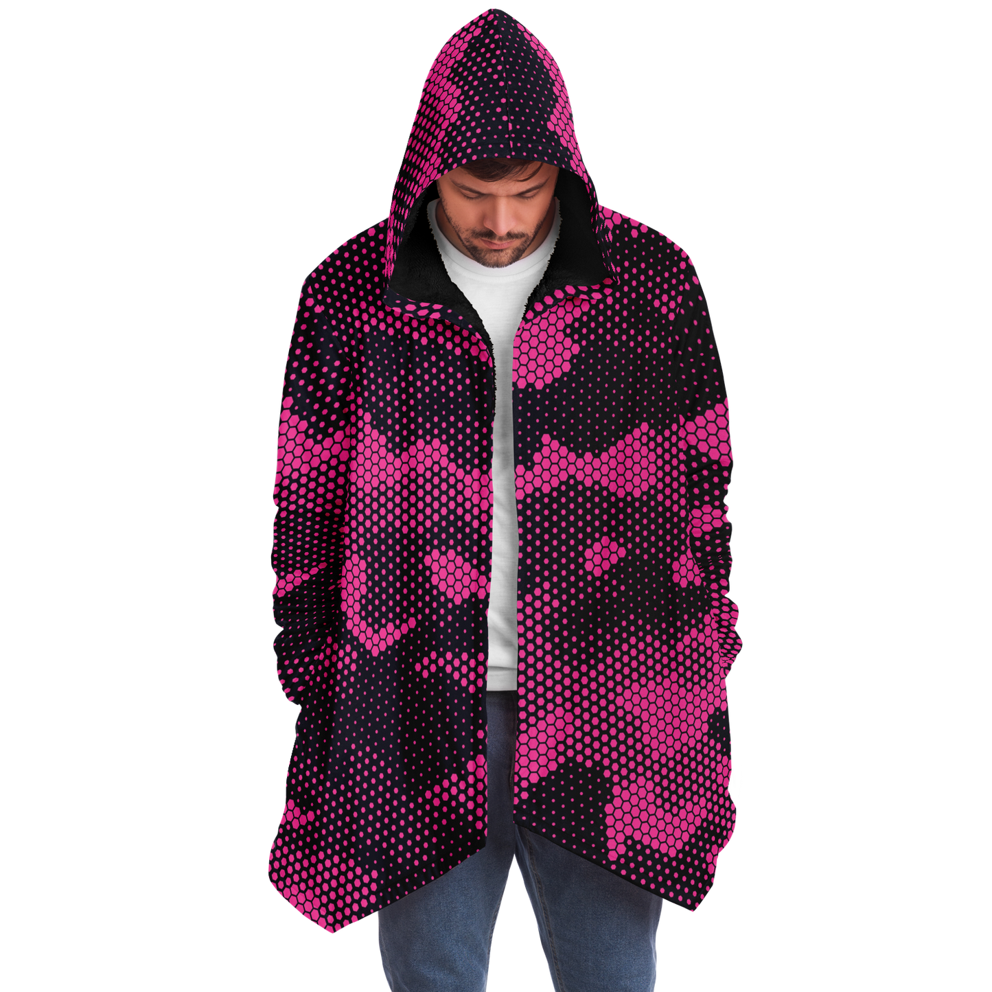 Camo Cloak | Digital Pink Camouflage | Microfleece