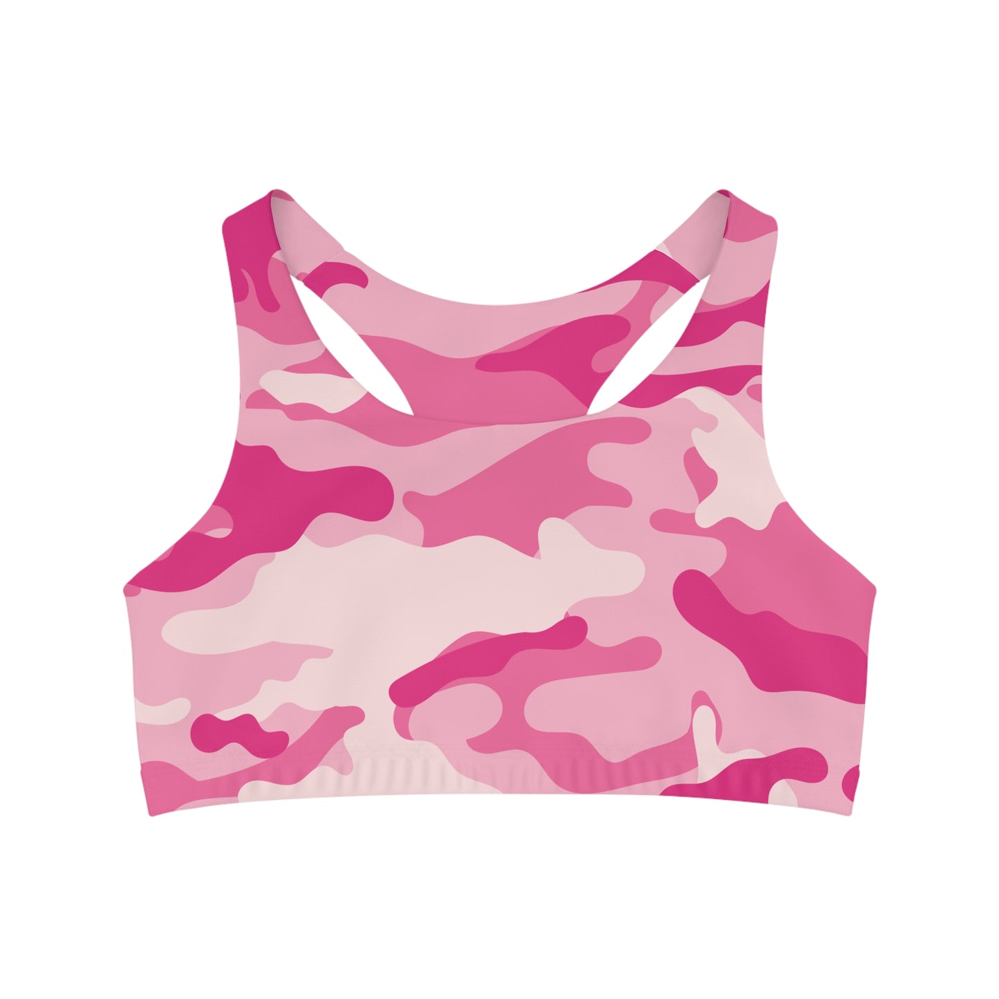 Camo Bra | Lavender Pink Sports Camouflage