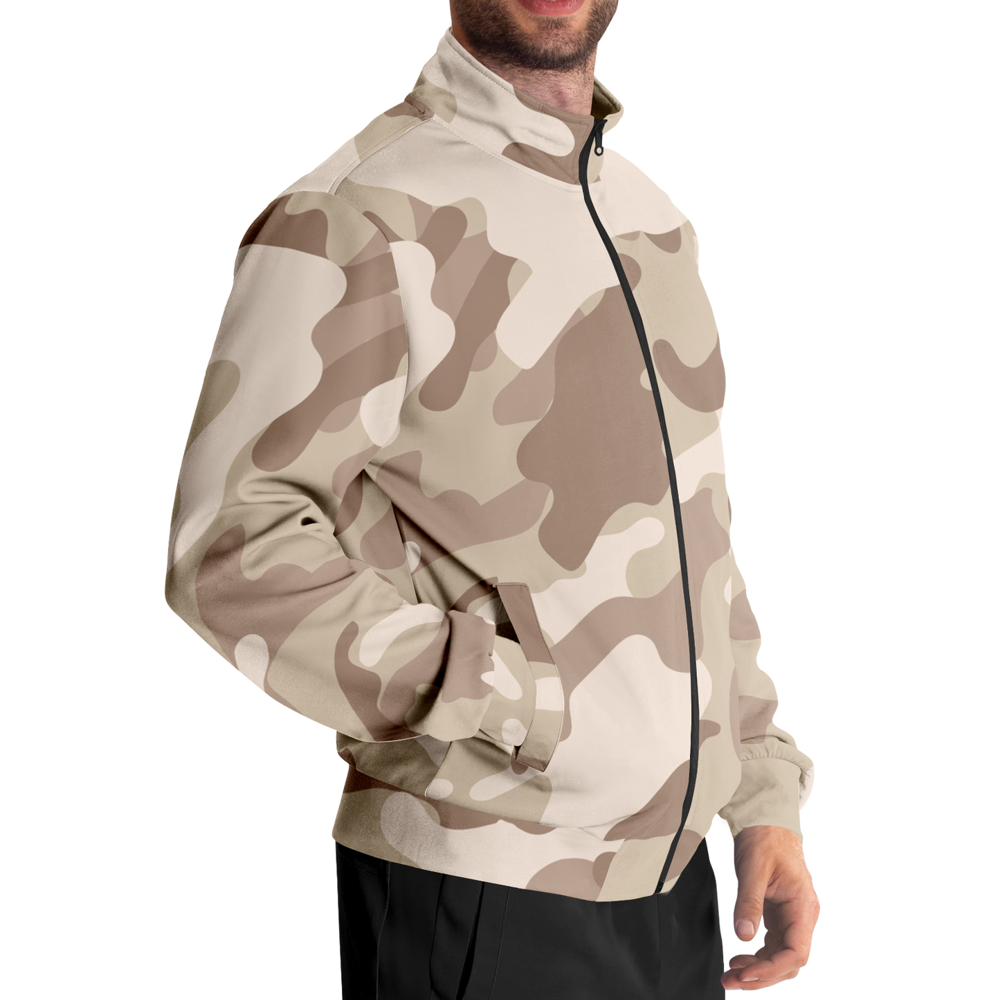 Camo Track Jacket | Brown Desert Camouflage