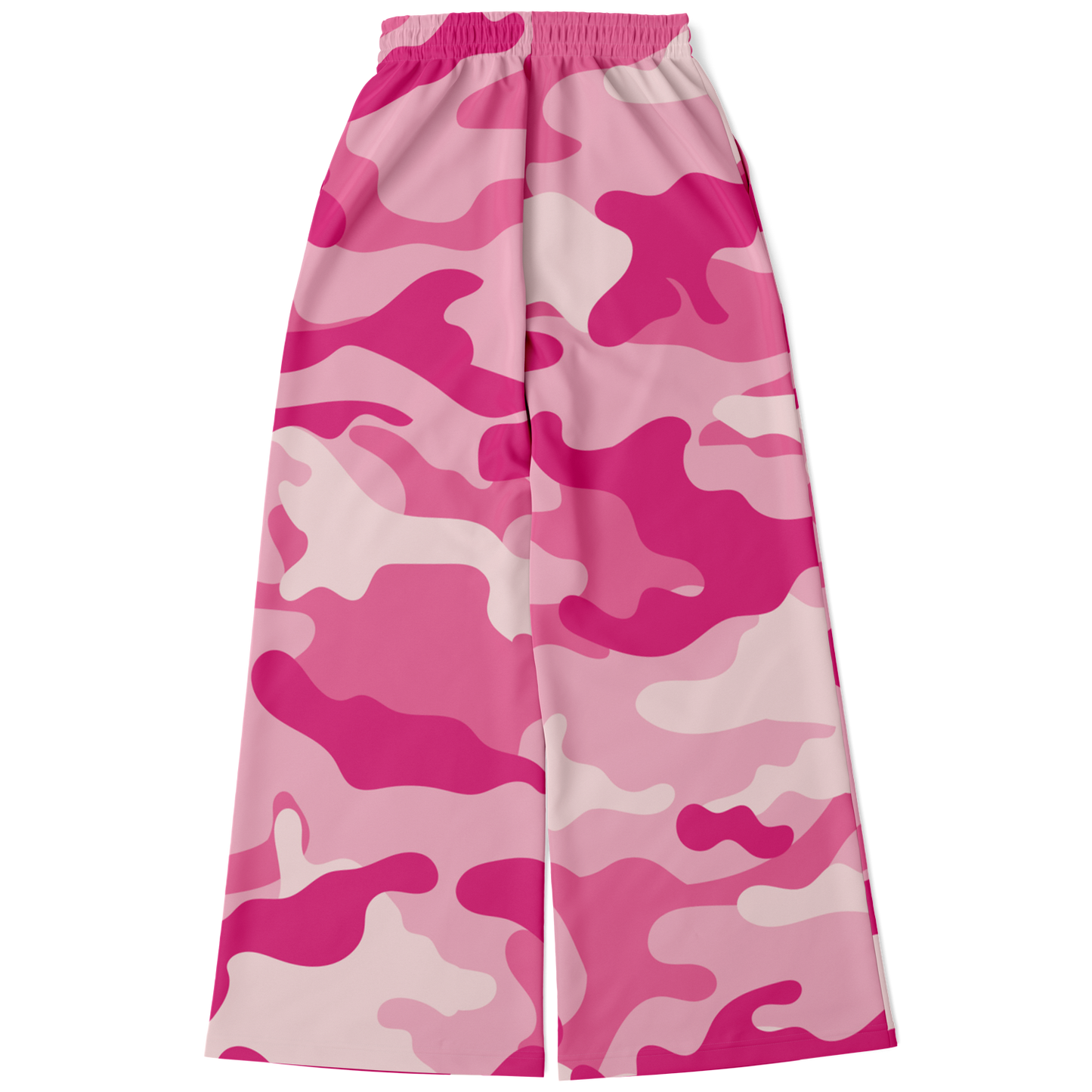 Camo Wide Leg Pants | Lavender Pink Camouflage