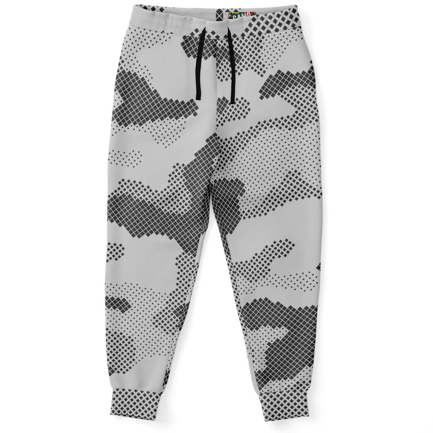 Camo Joggers | Unisex | Black & White Digital