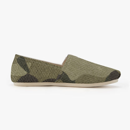 Camo Toms | Green Fabric Camouflage Canvas Shoes