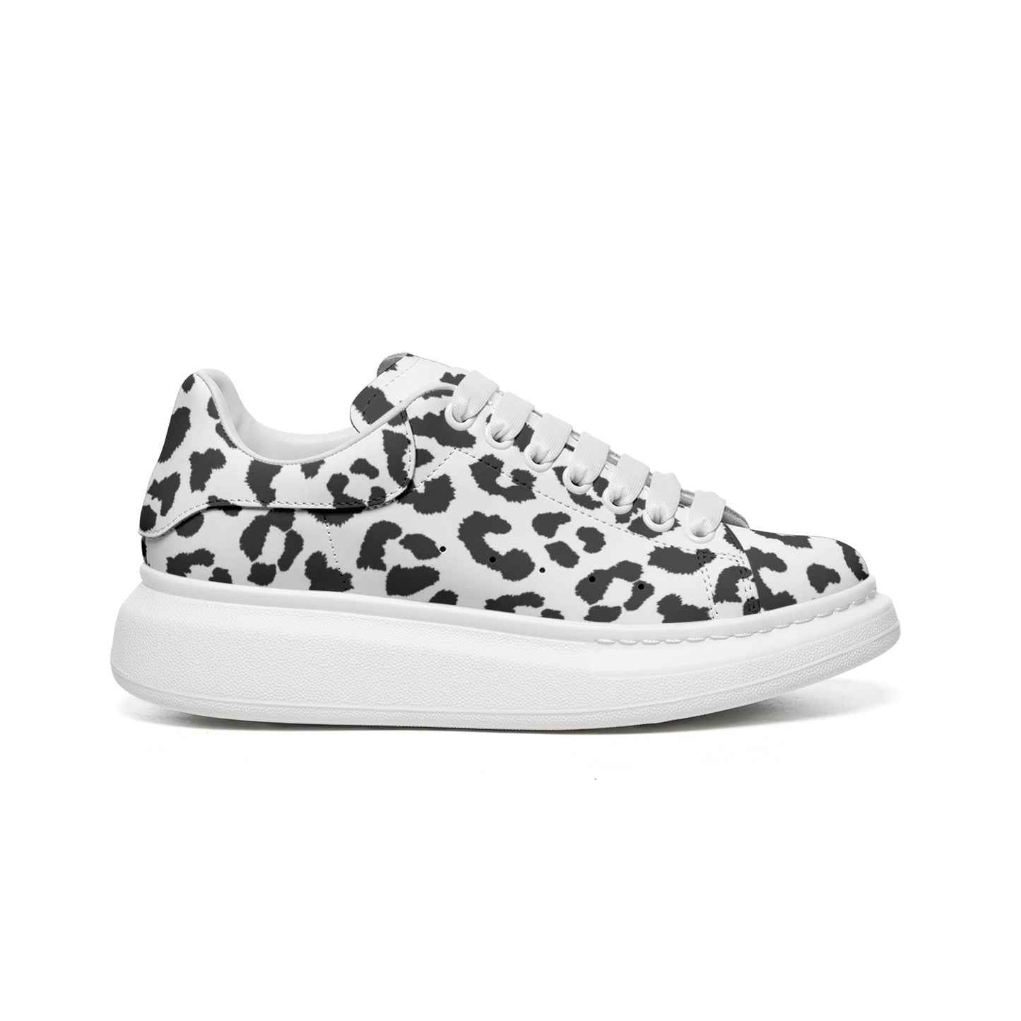 Leopard Sneakers | Oversized McQueens | Black and White